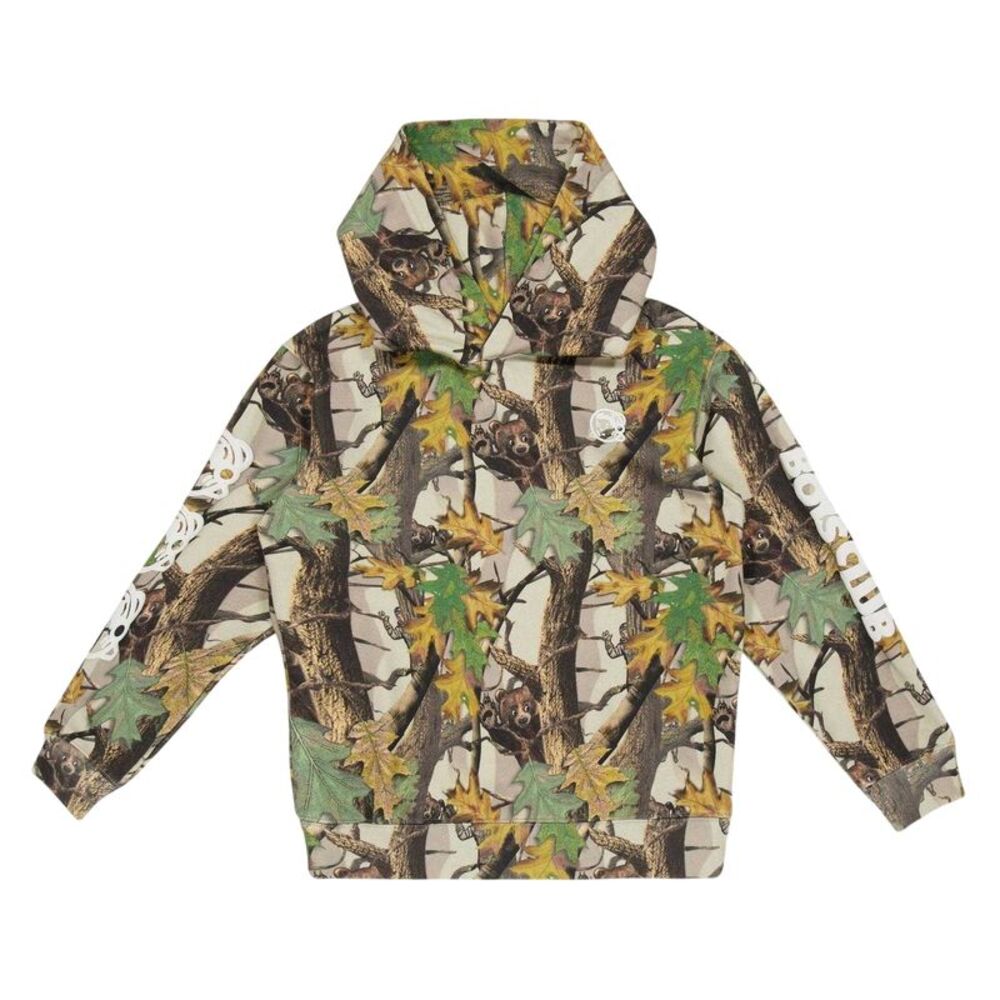 Billionaire Boys Club Childrens/Kids Bear Hoodie / Green Camo
